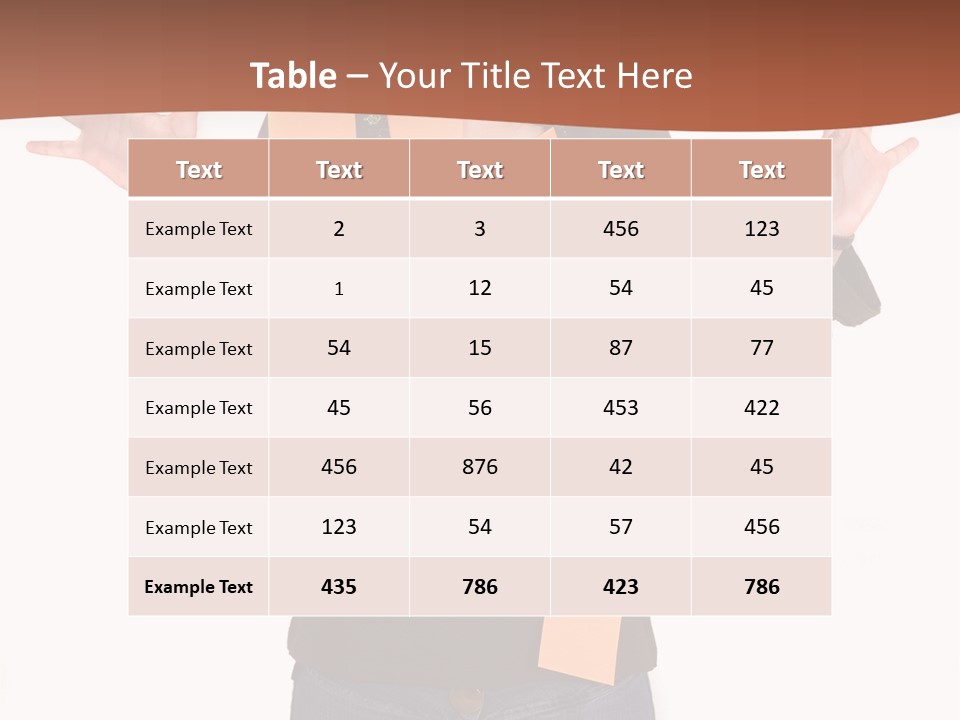 A Woman With Sticky Notes On Her Face PowerPoint Template