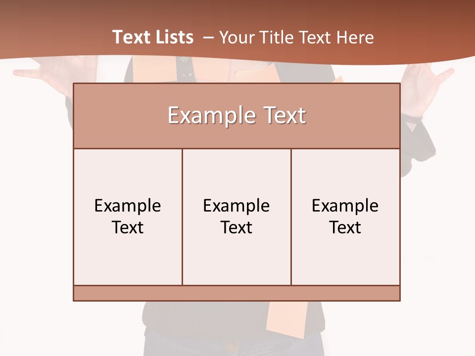 A Woman With Sticky Notes On Her Face PowerPoint Template