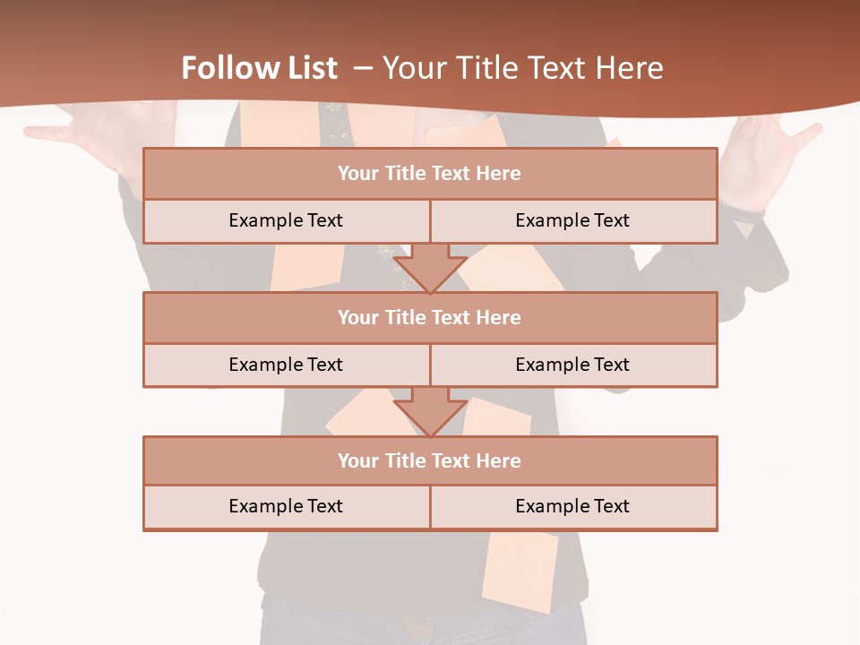 A Woman With Sticky Notes On Her Face PowerPoint Template