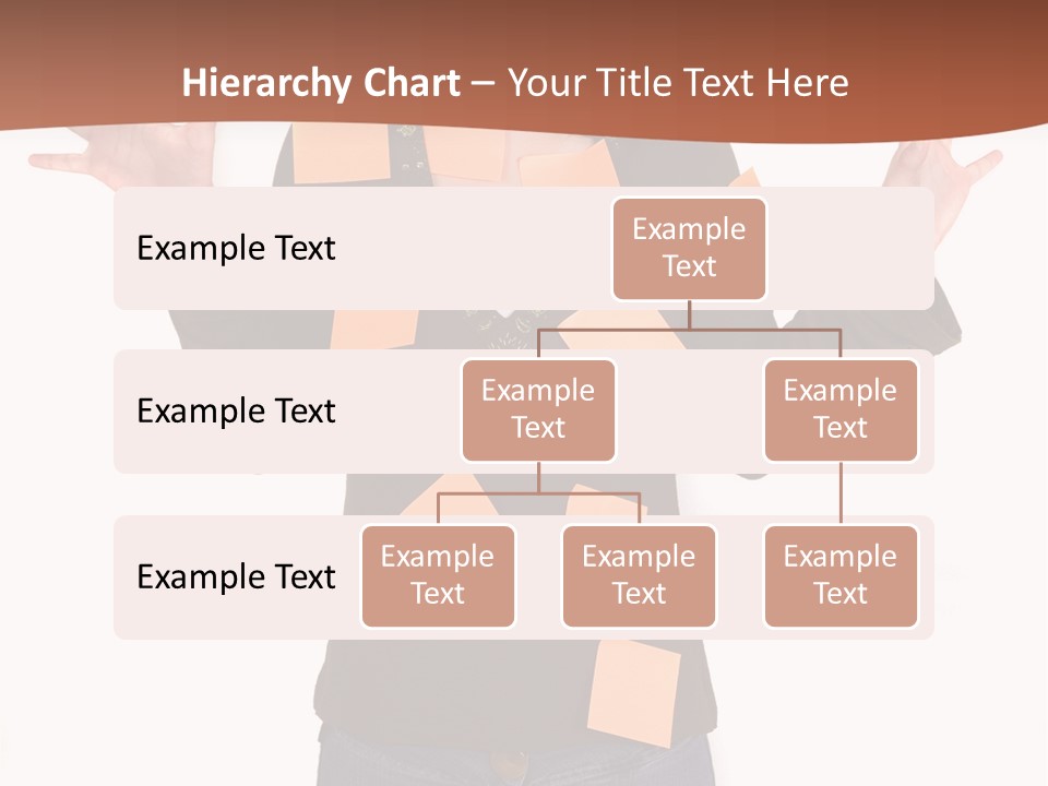 A Woman With Sticky Notes On Her Face PowerPoint Template