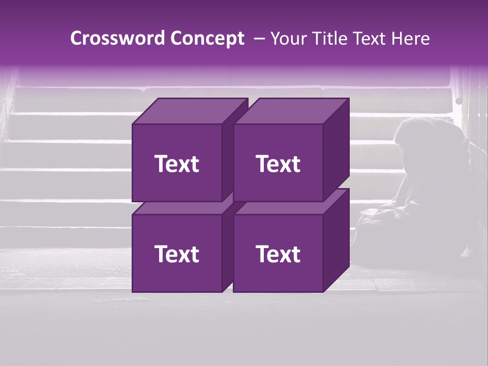 Photo Of Beggar Woman Reading The Book In Underground Subway PowerPoint Template