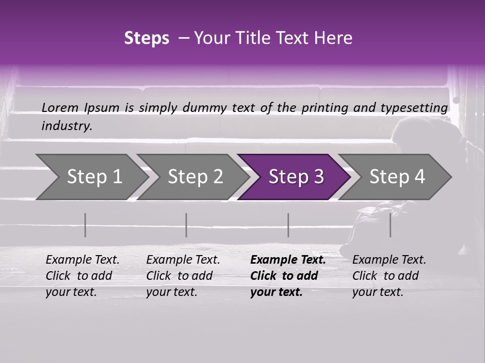 Photo Of Beggar Woman Reading The Book In Underground Subway PowerPoint Template