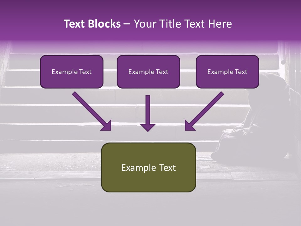 Photo Of Beggar Woman Reading The Book In Underground Subway PowerPoint Template