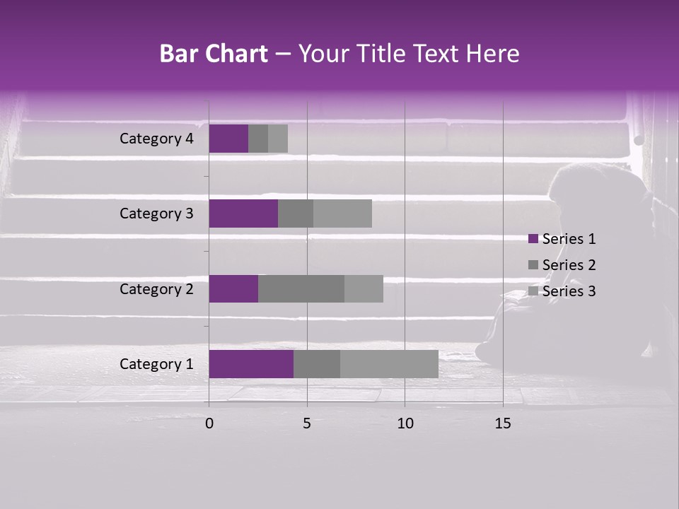 Photo Of Beggar Woman Reading The Book In Underground Subway PowerPoint Template