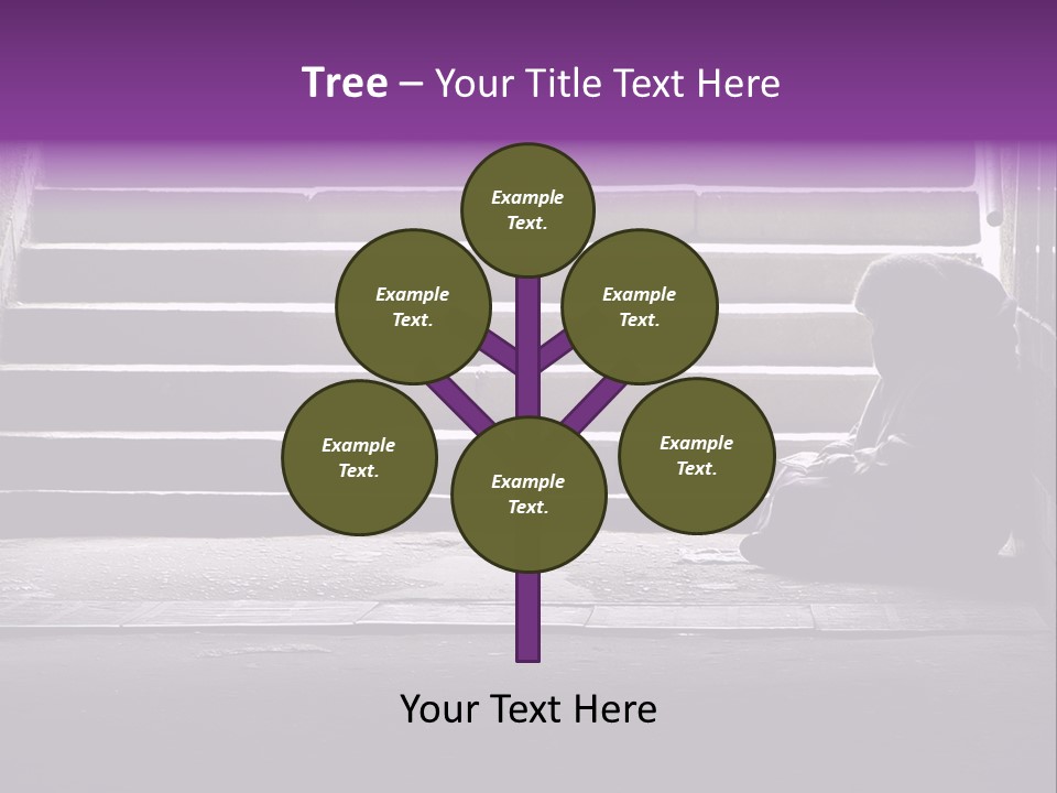 Photo Of Beggar Woman Reading The Book In Underground Subway PowerPoint Template