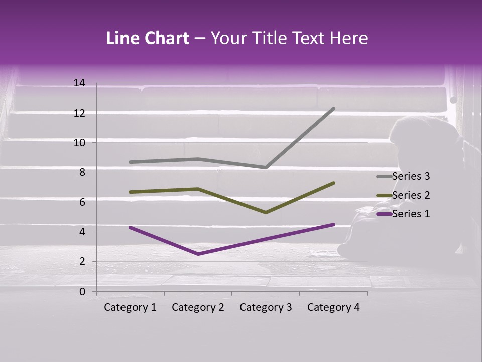Photo Of Beggar Woman Reading The Book In Underground Subway PowerPoint Template