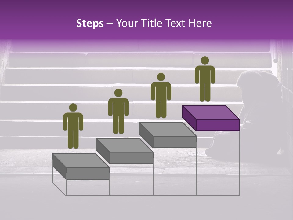 Photo Of Beggar Woman Reading The Book In Underground Subway PowerPoint Template