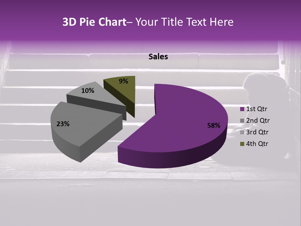 Photo Of Beggar Woman Reading The Book In Underground Subway PowerPoint Template