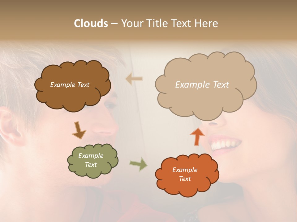 A Panoramic Shot Of A Lake With Trace Amounts Of Fog In The Rocky Mountains. PowerPoint Template