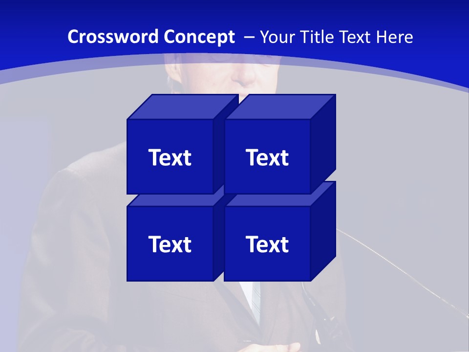 Bill Clinton Speaking In Chicago PowerPoint Template