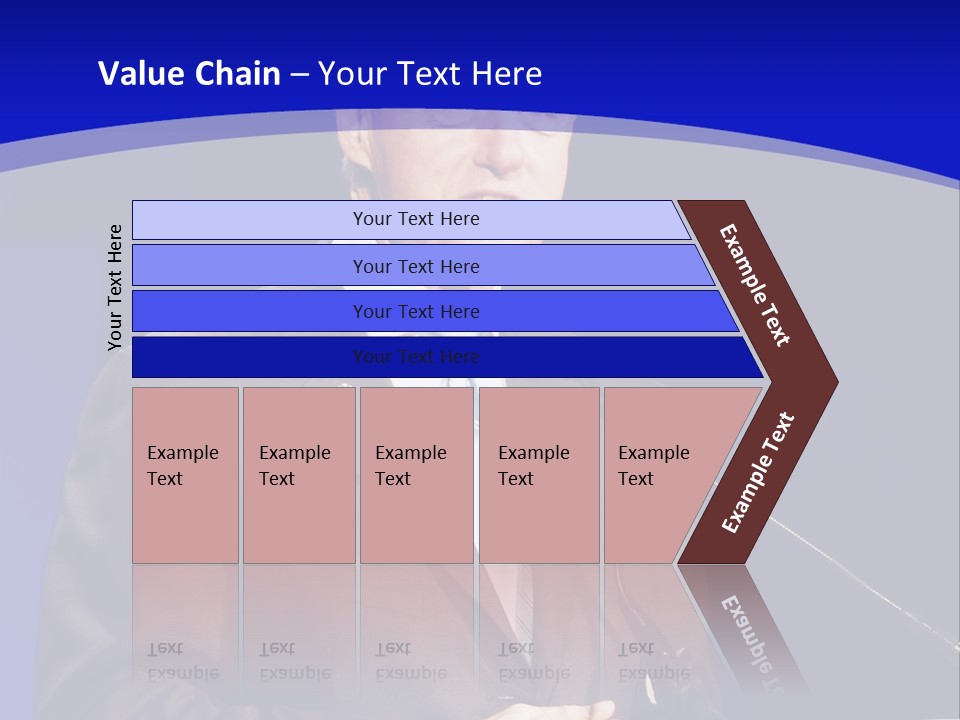 Bill Clinton Speaking In Chicago PowerPoint Template