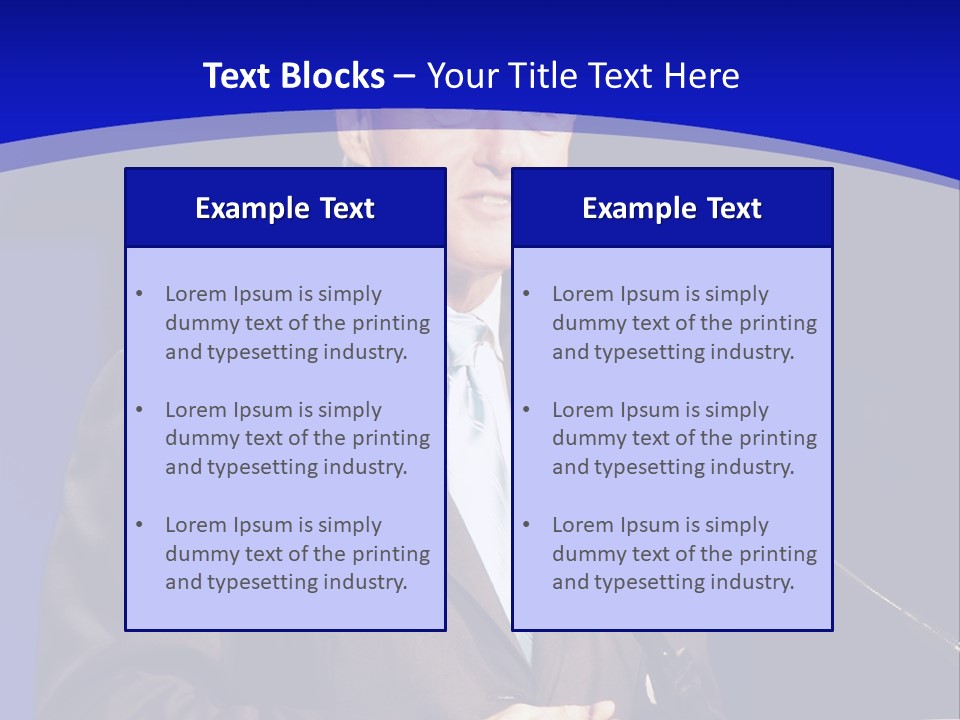 Bill Clinton Speaking In Chicago PowerPoint Template