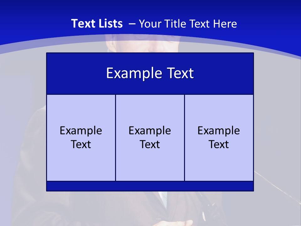 Bill Clinton Speaking In Chicago PowerPoint Template