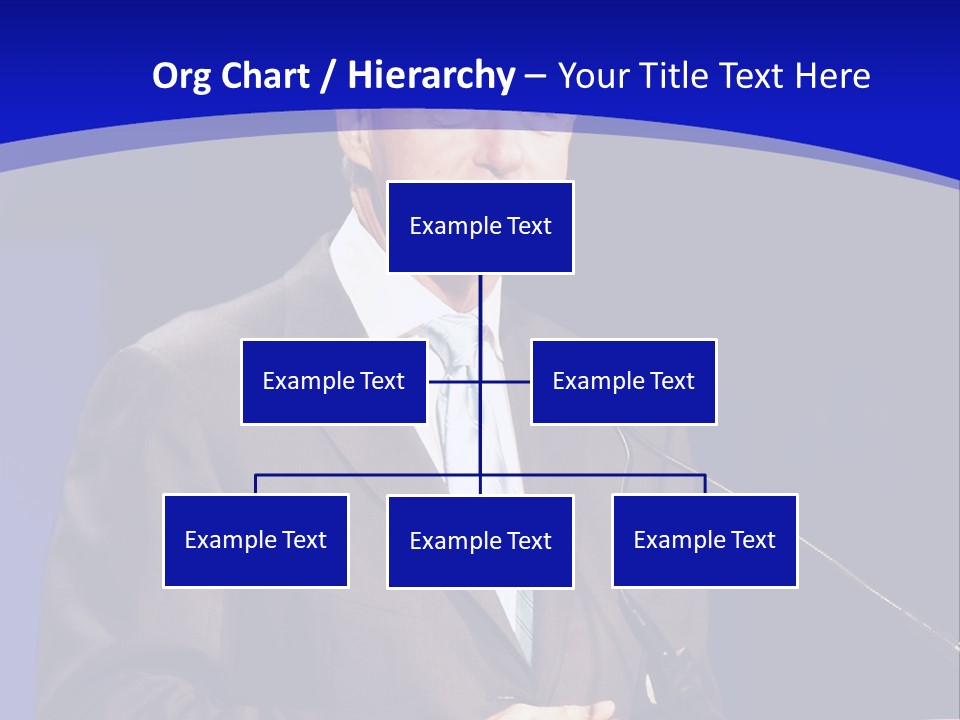 Bill Clinton Speaking In Chicago PowerPoint Template