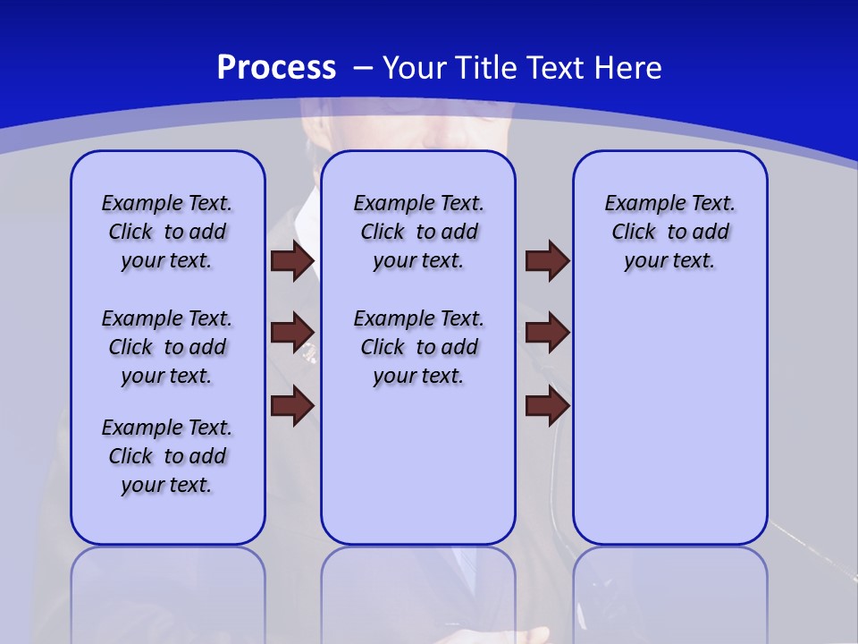 Bill Clinton Speaking In Chicago PowerPoint Template