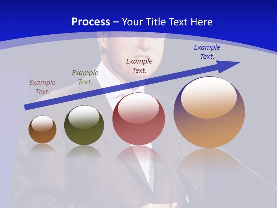 Bill Clinton Speaking In Chicago PowerPoint Template