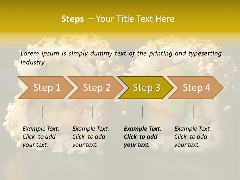 California Roll PowerPoint Template