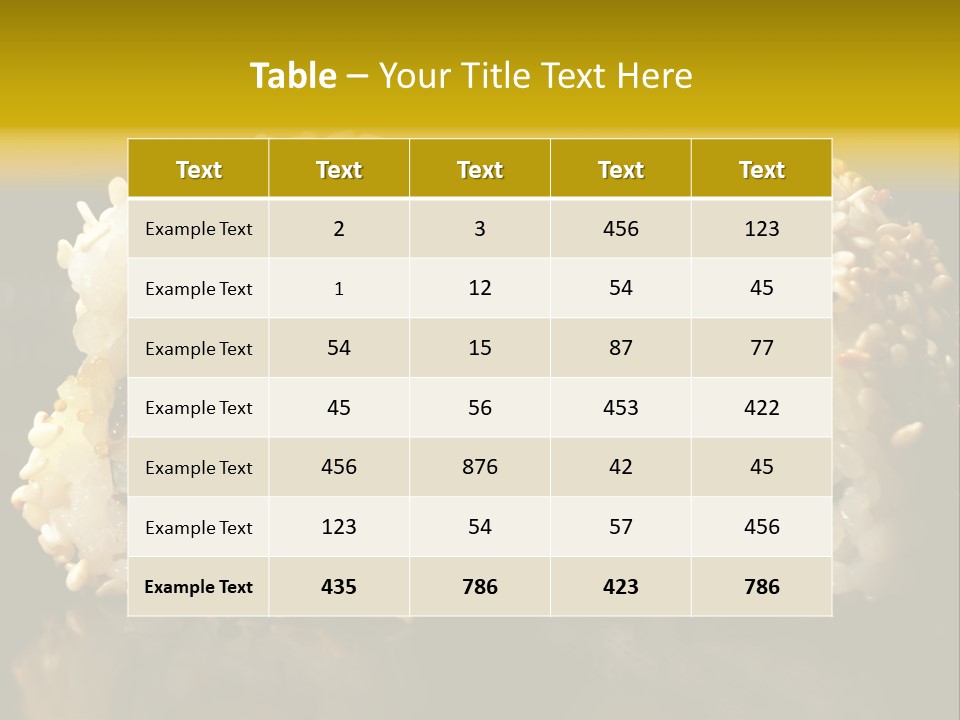 California Roll PowerPoint Template