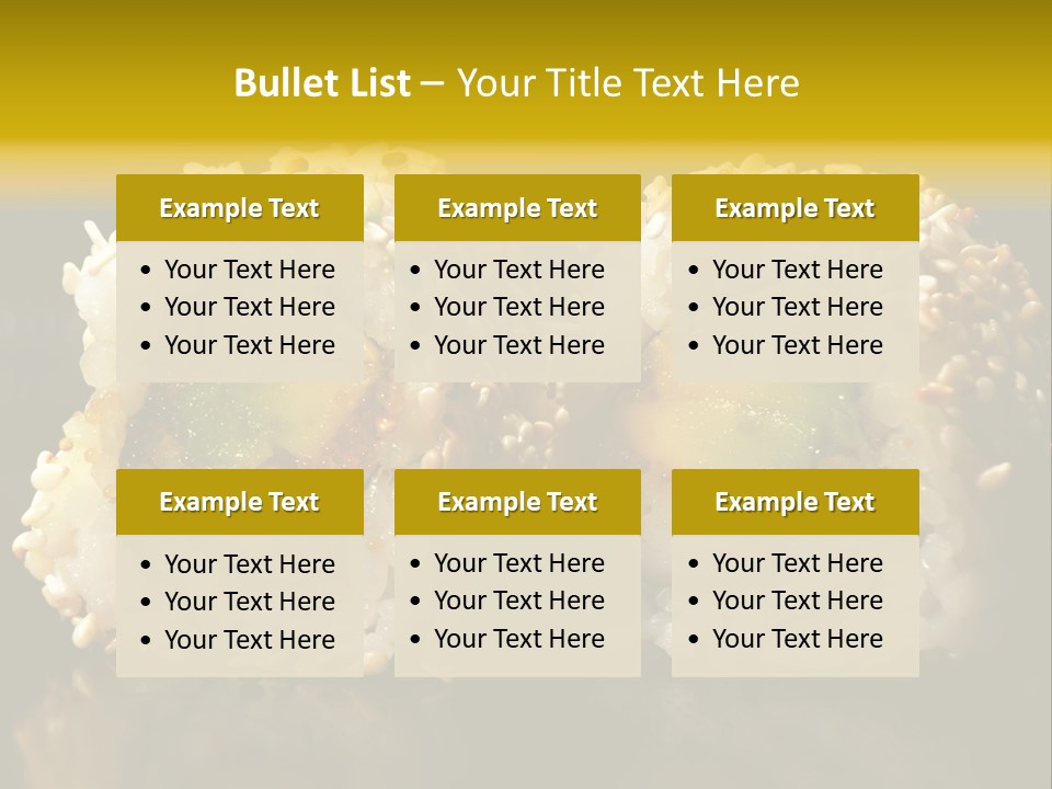 California Roll PowerPoint Template