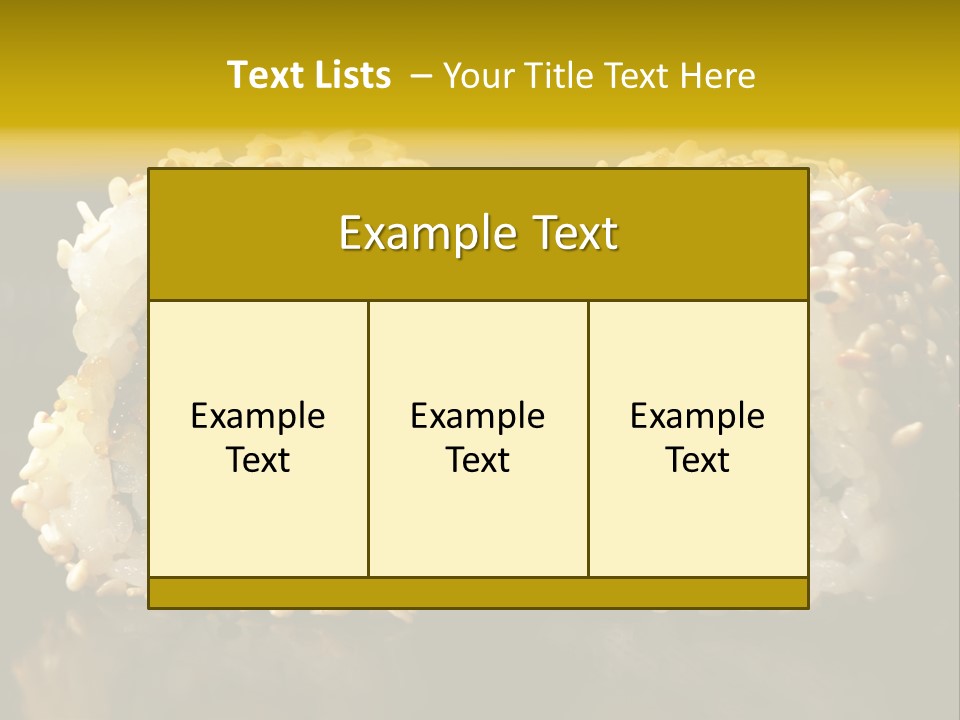 California Roll PowerPoint Template