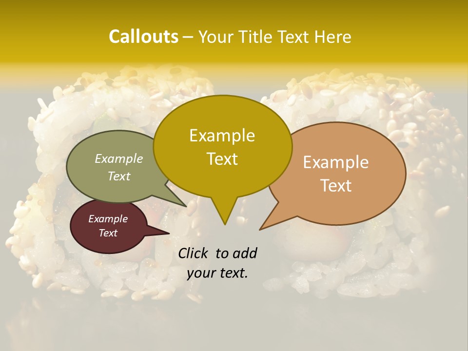 California Roll PowerPoint Template