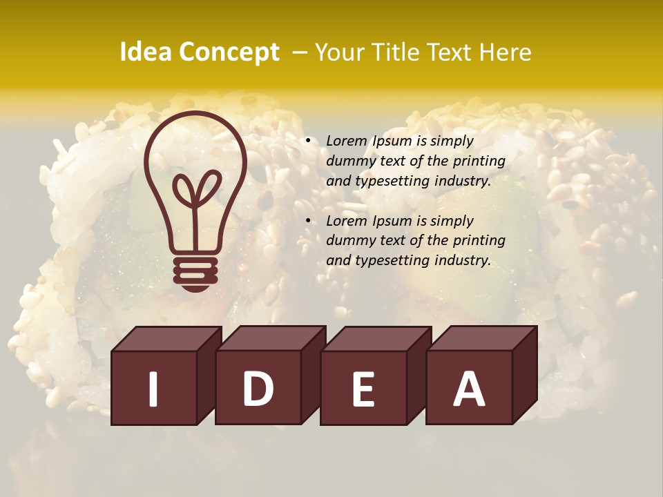 California Roll PowerPoint Template