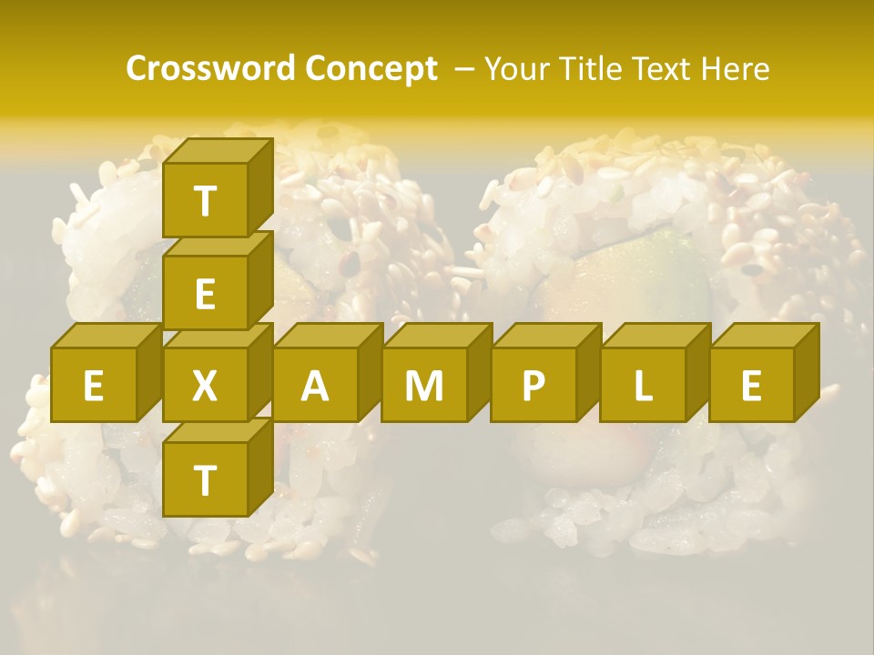 California Roll PowerPoint Template