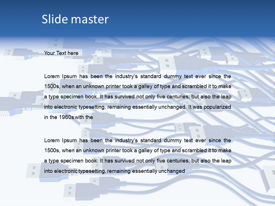 3D Rendering Of Electronic, Computer Hardware. Isolated In Solid Background, For Easier Editing. PowerPoint Template