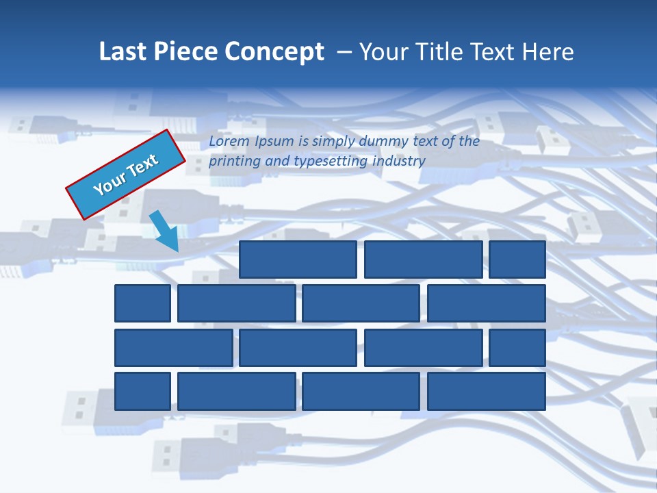 3D Rendering Of Electronic, Computer Hardware. Isolated In Solid Background, For Easier Editing. PowerPoint Template