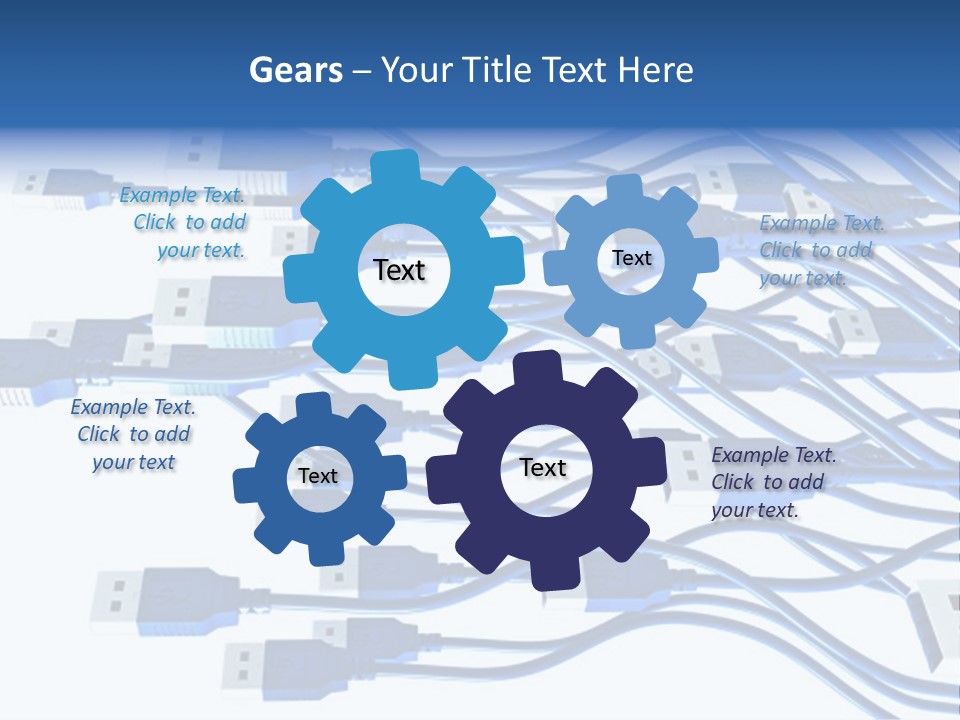 3D Rendering Of Electronic, Computer Hardware. Isolated In Solid Background, For Easier Editing. PowerPoint Template