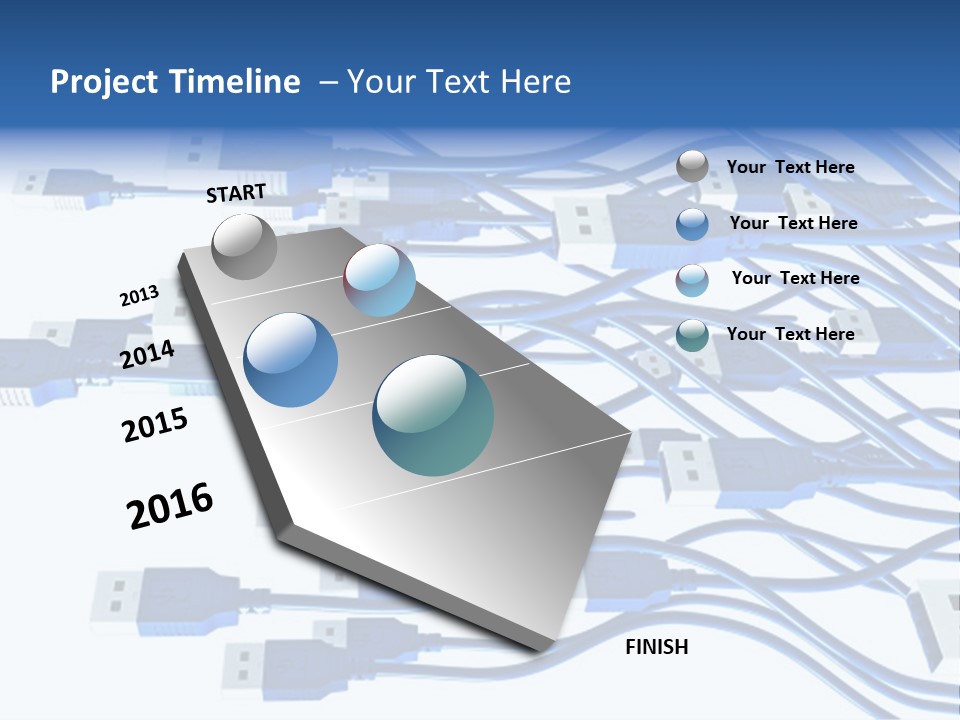 3D Rendering Of Electronic, Computer Hardware. Isolated In Solid Background, For Easier Editing. PowerPoint Template