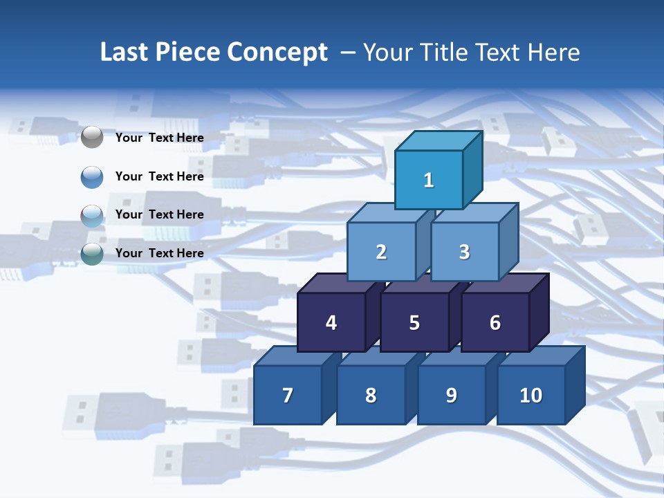 3D Rendering Of Electronic, Computer Hardware. Isolated In Solid Background, For Easier Editing. PowerPoint Template