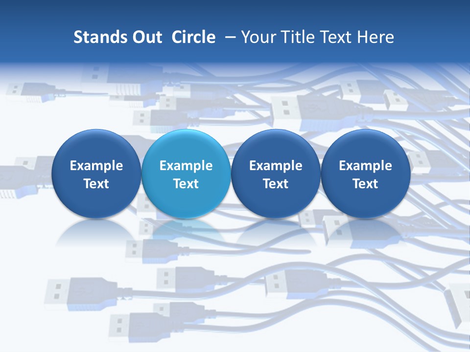 3D Rendering Of Electronic, Computer Hardware. Isolated In Solid Background, For Easier Editing. PowerPoint Template