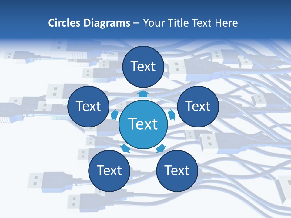 3D Rendering Of Electronic, Computer Hardware. Isolated In Solid Background, For Easier Editing. PowerPoint Template