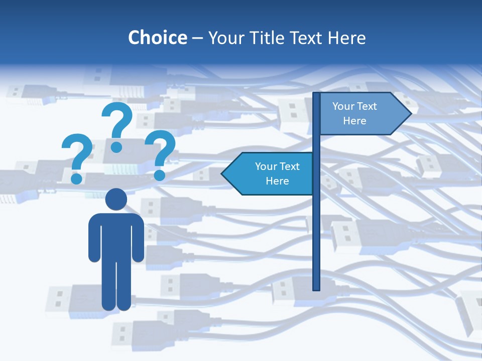 3D Rendering Of Electronic, Computer Hardware. Isolated In Solid Background, For Easier Editing. PowerPoint Template