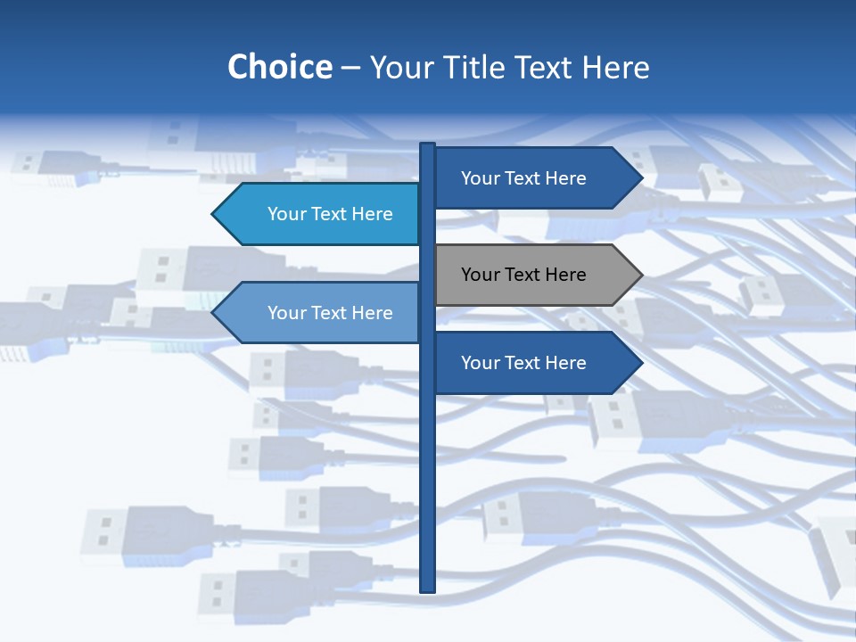 3D Rendering Of Electronic, Computer Hardware. Isolated In Solid Background, For Easier Editing. PowerPoint Template