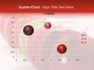 A Green Apple Is The Odd One Out In A Line Of Red PowerPoint Template