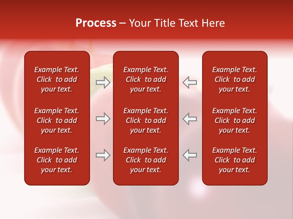 A Green Apple Is The Odd One Out In A Line Of Red PowerPoint Template