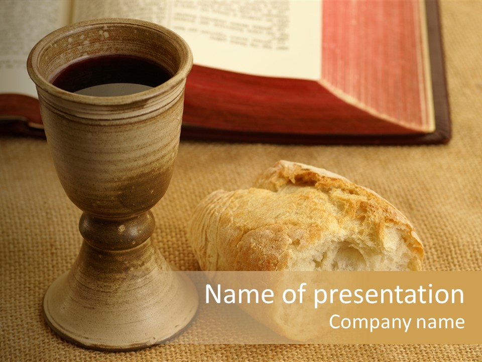 Communion Still Life PowerPoint Template