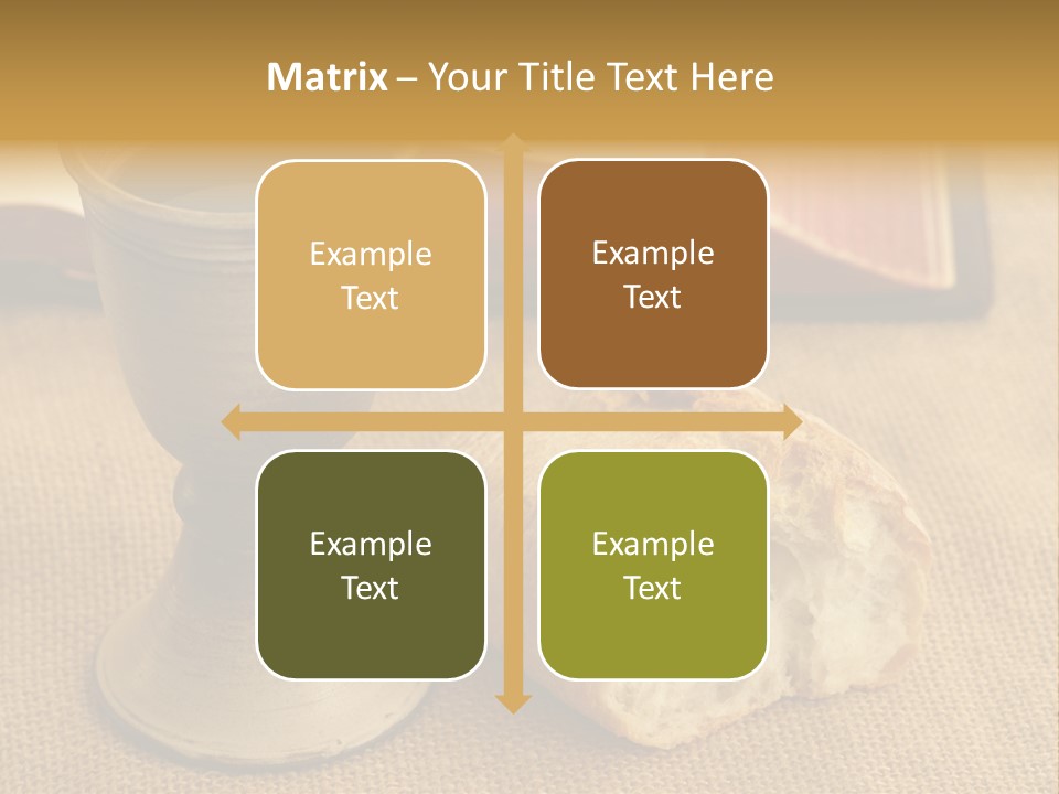 Communion Still Life PowerPoint Template