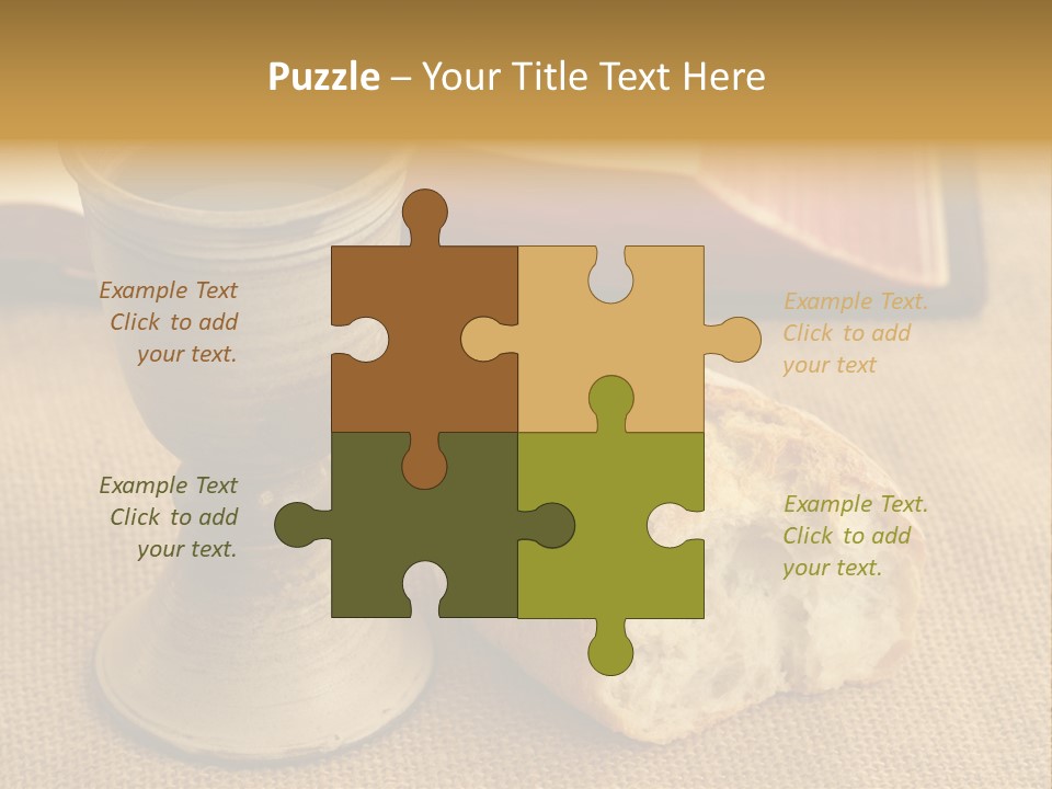 Communion Still Life PowerPoint Template