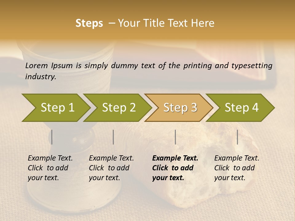 Communion Still Life PowerPoint Template