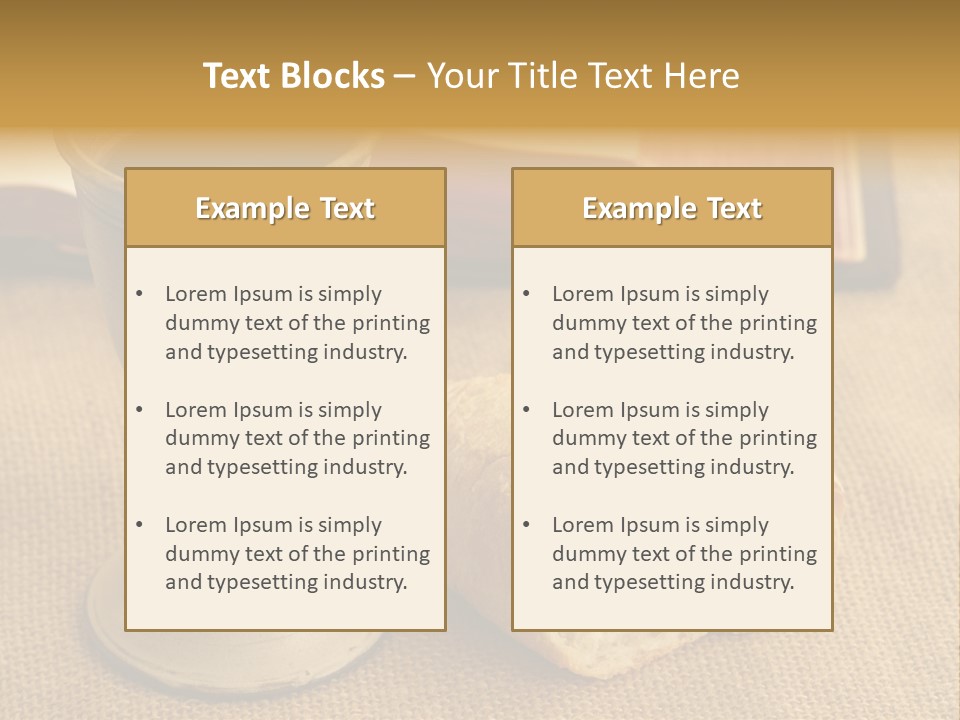 Communion Still Life PowerPoint Template
