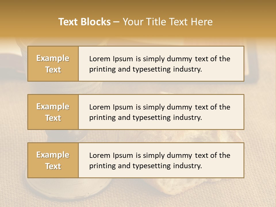 Communion Still Life PowerPoint Template