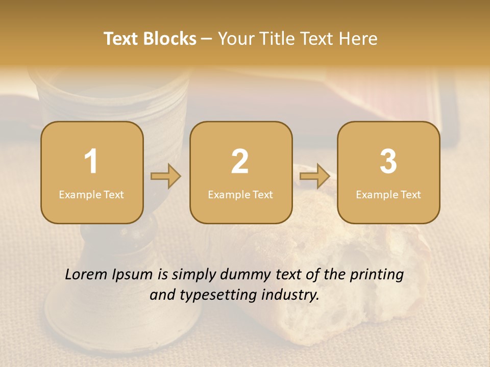 Communion Still Life PowerPoint Template