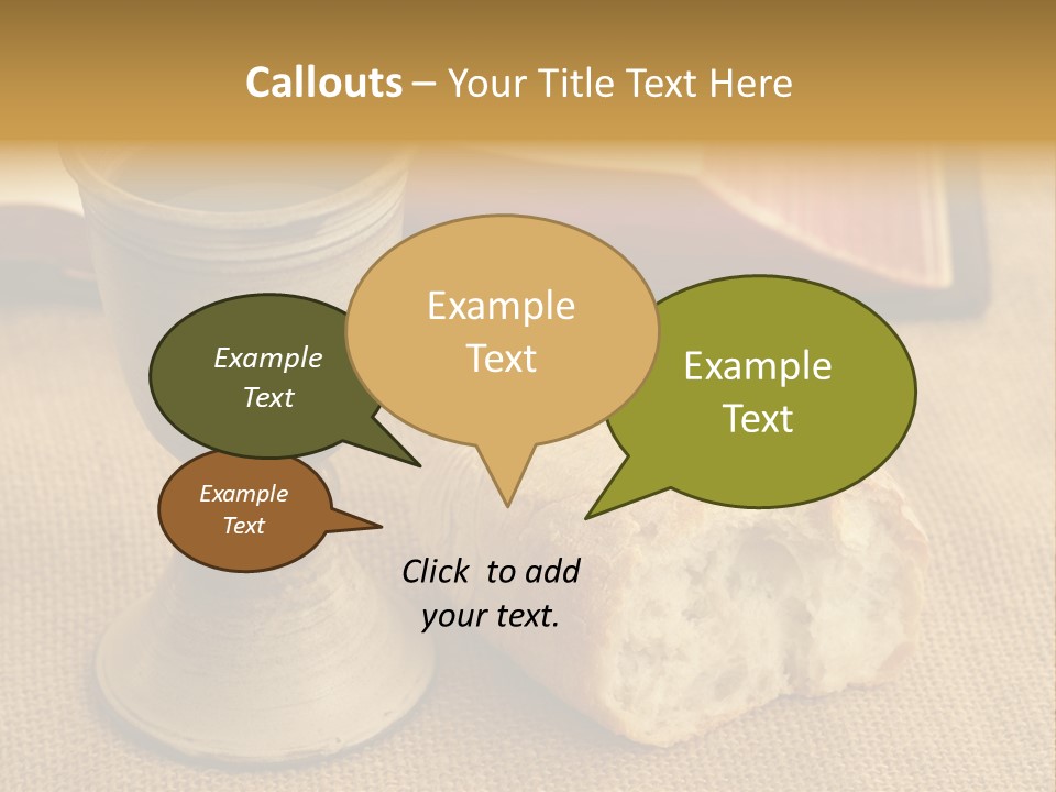 Communion Still Life PowerPoint Template