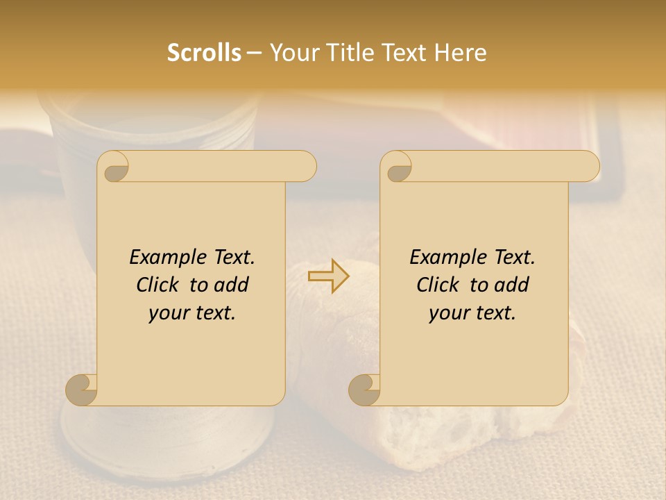Communion Still Life PowerPoint Template