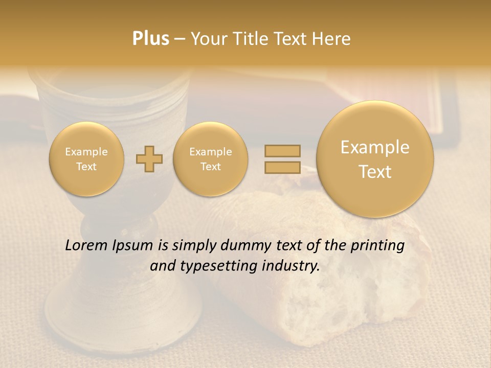 Communion Still Life PowerPoint Template