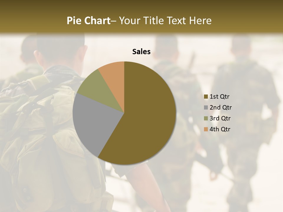Soldiers On Patrol PowerPoint Template