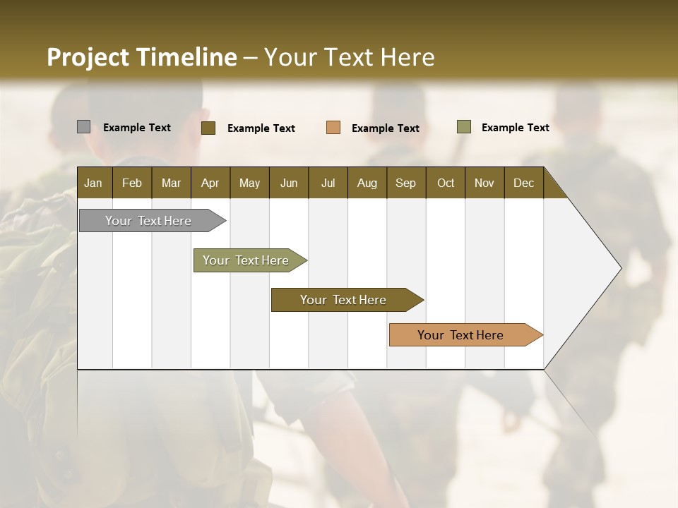 Soldiers On Patrol PowerPoint Template